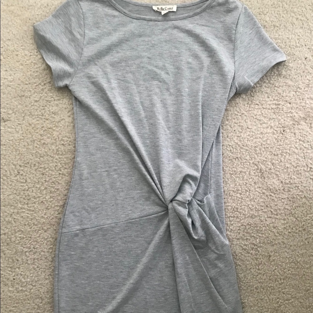Grey T-shirt dress